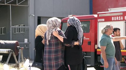 Bursa'daki fabrika yangını kontrol atına alındı