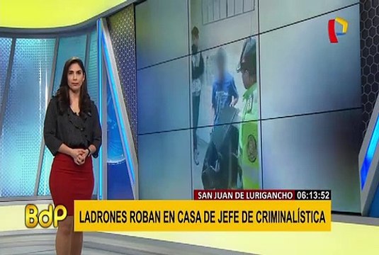 SJL: ladrones intentan robar en casa del jefe de criminalística