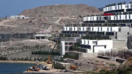 Muğla bodrum'da o projede yıkım sürüyor