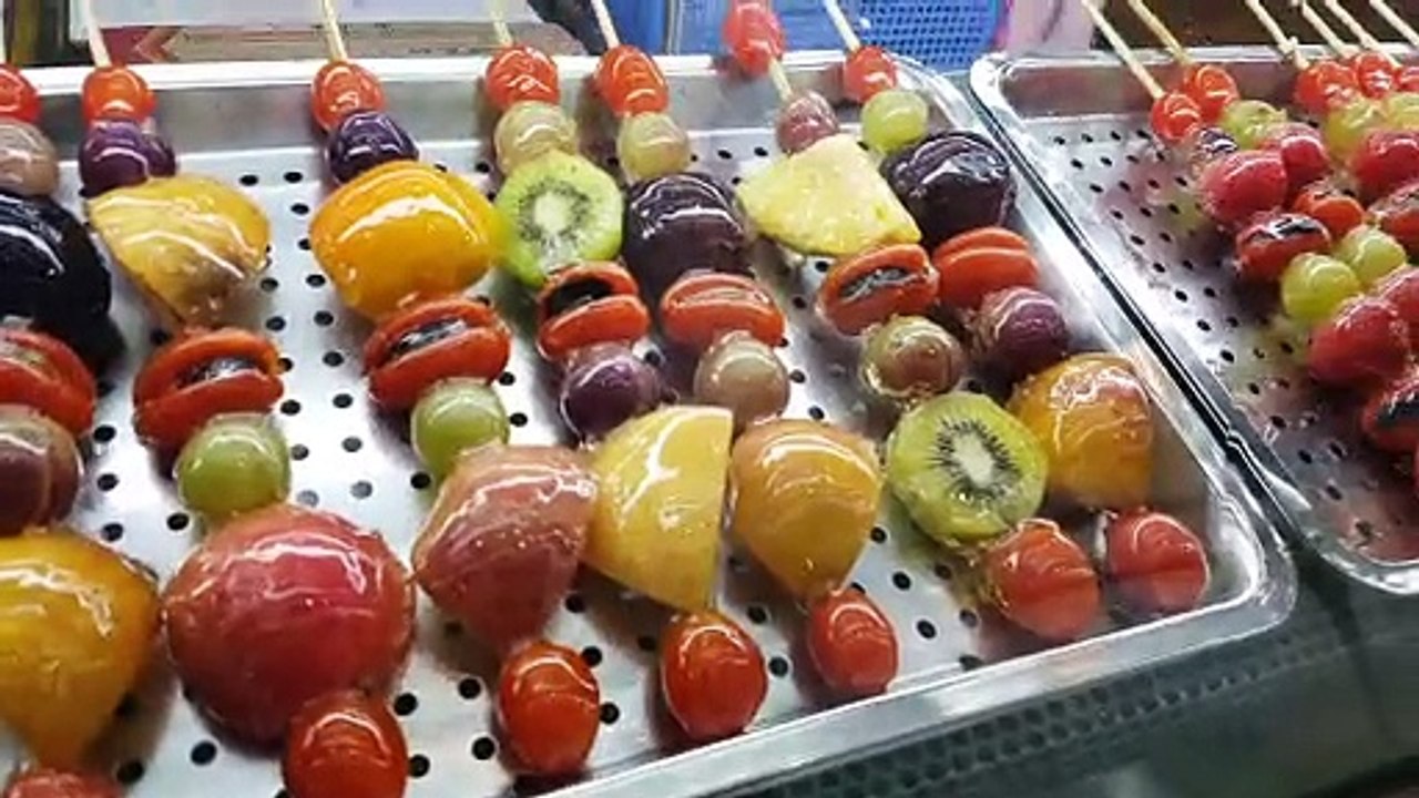 대만여행-펑지아 야시장! 과일에 꿀발라 먹어봤니?
