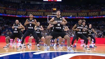 New Zealand perform Haka before Greece clash