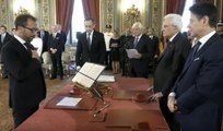 Roma - Il ministro della Giustizia Alfonso Bonafede giura al Quirinale (05.09.19)