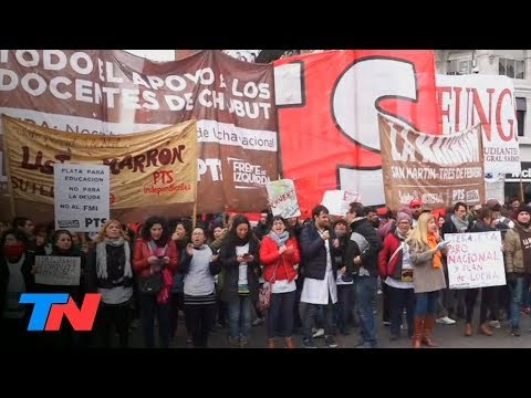 Paro nacional de maestros para respaldar el reclamo docente de Chubut