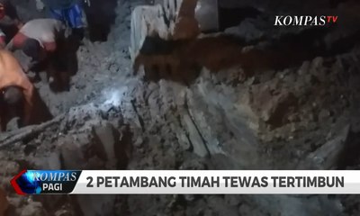 2 Petambang Timah Tewas Tertimbun