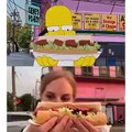 Two Swiss Tourists Recreate  The Simpsons Episode Of Homer’s Food Tour