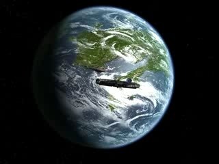 YT-1300 et YT-2400 quittant Corellia