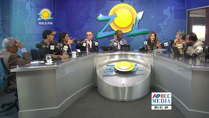 Celso J. Marranzini y  Circe Almanzar, pte. y Vice pta. de AIRD comentan sobre tema salarios