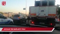 Avcılar TEM bağlantı yolunda büyük kaza