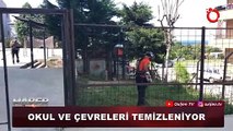 OKUL VE ÇEVRELERİ TEMİZLENDİ