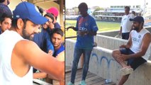 WI vs IND : Rohit Sharma Enjoys With Dancing Fans In Jamaica After Series Win || Oneindia Telugu