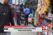 Falsos mendigos extranjeros fueron intervenidos en Miraflores