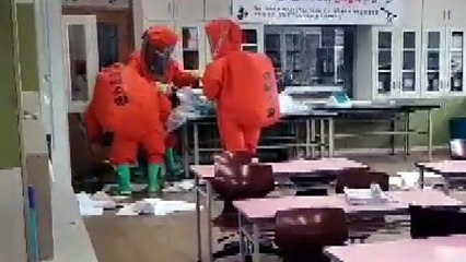 안동시 중학교서 포르말린 유출...학생 59명 병원 이송 / YTN