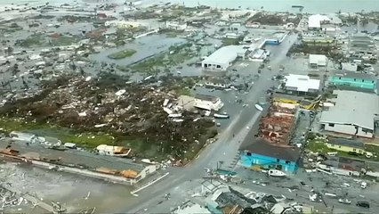 Bahamas em ruínas após passagem do furacão Dorian