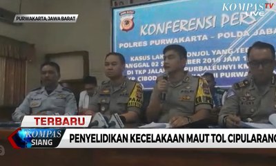 Descargar video: [BREAKING NEWS] Polisi Tetapkan Dua Tersangka Kecelakaan Maut Tol Cipularang