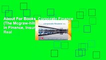 About For Books  Corporate Finance (The Mcgraw-hill/Irwin Series in Finance, Insurance, and Real