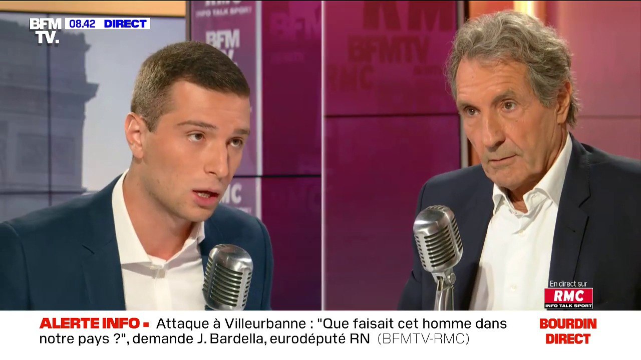 L'eurodéputé RN Jordan Bardella estime qu'"il faut sortir de l'espace Schengen"