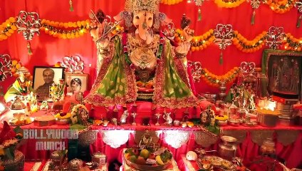 Neil Nitin Mukesh Daughter Nurvi Looks Cute In Pink Lehenga At Ganesh Chaturthi Celebration 2019