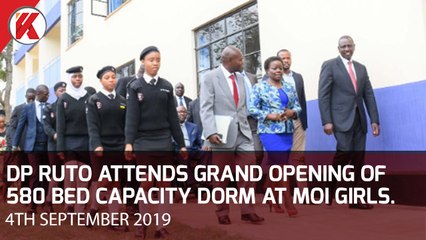 DP UNVEILS 580 BED CAPACITY DORMROOM AT MOI GIRLS NAIROBI