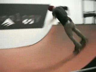 Skateboarding in the mini !