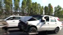 TEM Otoyolu Gaziosmanpaşa Sapağında Zincirleme Trafik Kazası