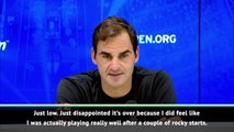 Just disappointed it's over - Federer