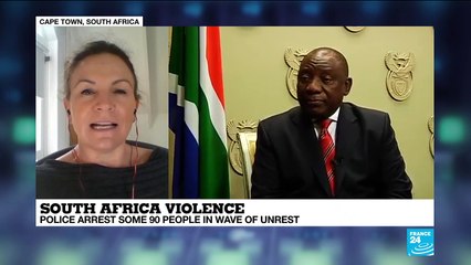South Africa: "A lack of leadership which has only fueled the unrest and chaos that engulfed our biggest cities"