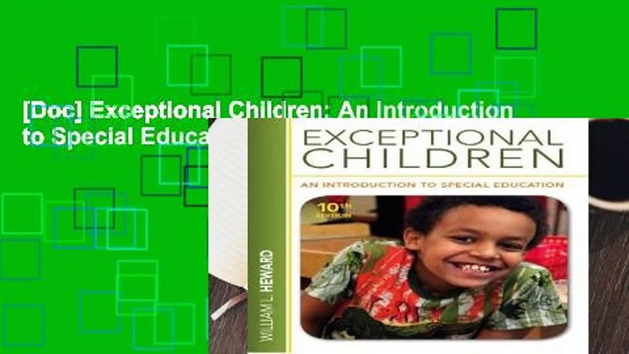 [Doc] Exceptional Children: An Introduction to Special Education