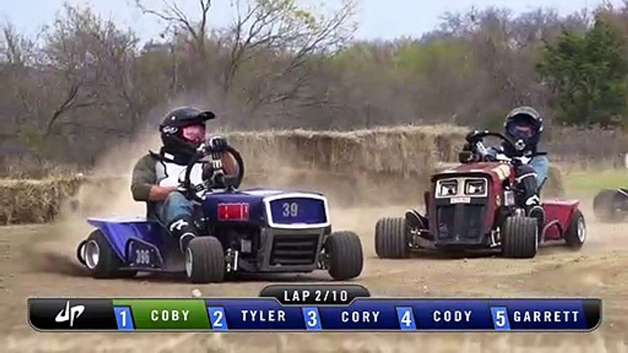 Lawnmower Racing Battle | Dude Perfect