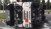 Monza - Si ribalta autocisterna carica di azoto liquido (04.09.19)