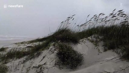 Footage shows Hurricane Dorian moments before it made landfall in Florida