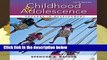 [Doc] Childhood and Adolescence: Voyages in Development