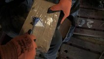 Muz yüklü gemide 83 kilo kokain ele geçirildi