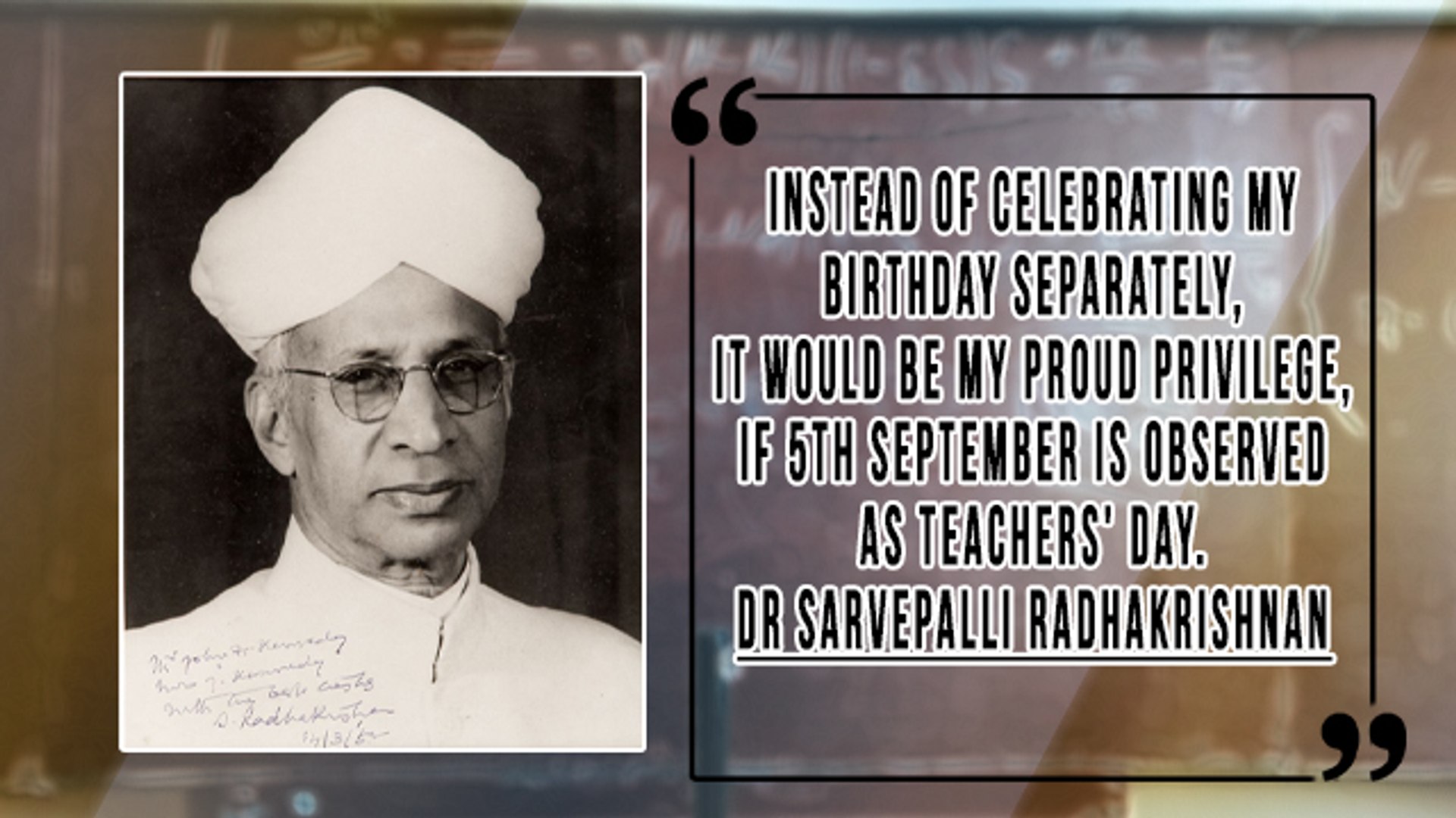 Teacher's Day 2019: Quotes By Great Personalities - video Dailymotion