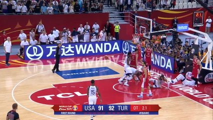 لقطة:كأس العالم في كرة السلة: تركيا تهدر أربع رميات حرة متتالية في خسارتها أمام أميركا