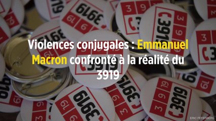 Violences conjugales : Emmanuel Macron confronté à la réalité du 3919