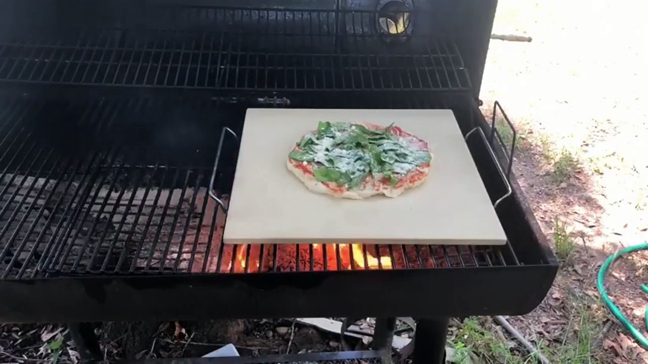 Culinary Expertise Cordierite Pizza Stone Set & Bread Baking Stone for Oven & Outdoor Grill Top