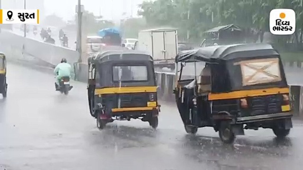 ઓલપાડમાં બે કલાકમાં ચાર ઈંચ, સુરતમાં 2 ઈંચ વરસાદ ખાબક્યો