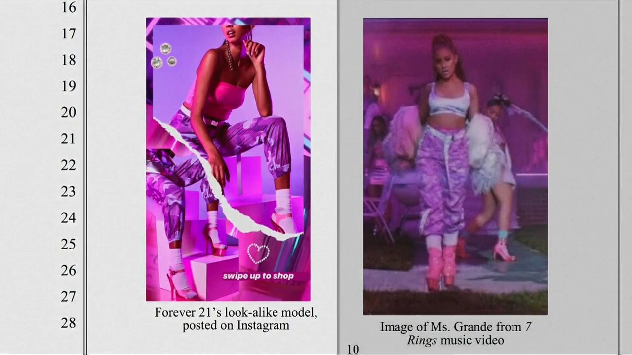Ariana Grande sues Forever 21 for $10 million
