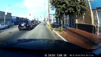 Accident Near-Miss Ends in Spontaneous Hug