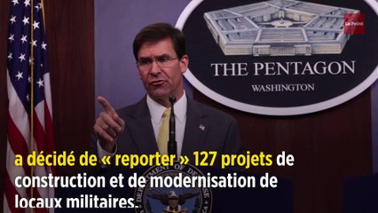 Le Pentagone débloque 3,6 milliards de dollars pour le mur de Trump