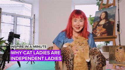 Inspire in a minute: How Svetlana made “cat lady” a feminist thing