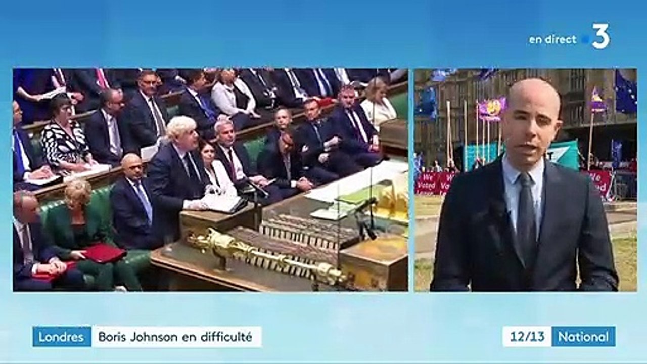 Chahuté au sujet du Brexit, Boris Johnson réclame de nouvelles élections
