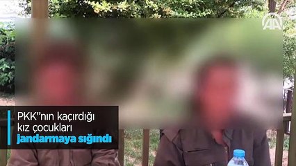 PKK'nın kaçırdığı kız çocukları jandarmaya sığındı