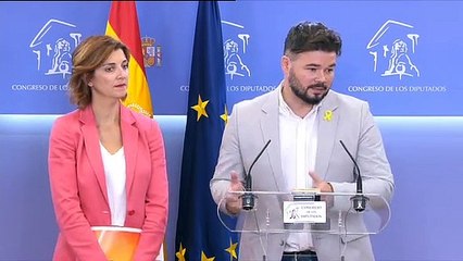 Rufián, sobre PSOE y UP: “Si nosotros apostamos por el diálogo, ¿por qué ellos no?”