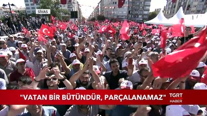 Cumhurbaşkanı Erdoğan: ''Vatan Bir Bütündür, Parçalanamaz''