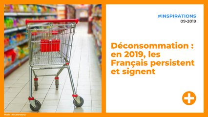 Déconsommation : en 2019, les Français persistent et signent