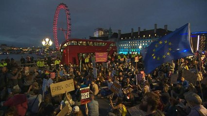 Így tüntettek a brexit ellen Londonban