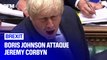 Lors de débats houleux au Parlement britannique, Boris Johnson s'en est pris à Jeremy Corbyn