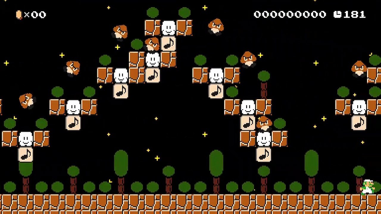 "Simple Lullaby" by Dr. James Bard, in a Super Mario Maker 2 level by his grandson.