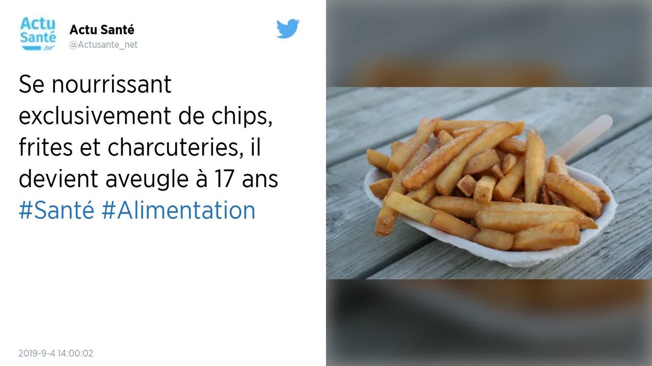 Un jeune Britannique perd la vue et l’ouïe après des années à se nourrir de chips et de frites